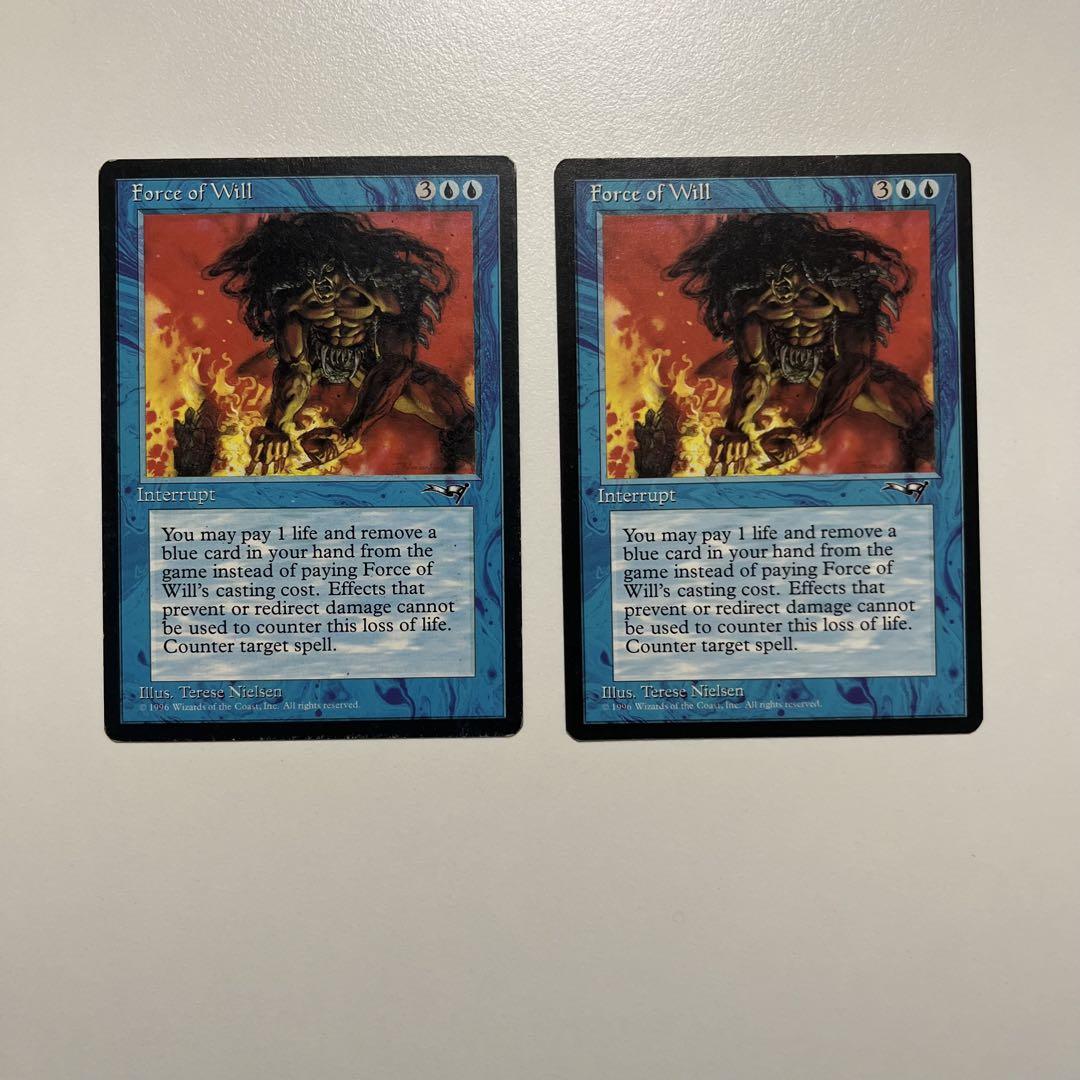 MTG 意志の力 2枚