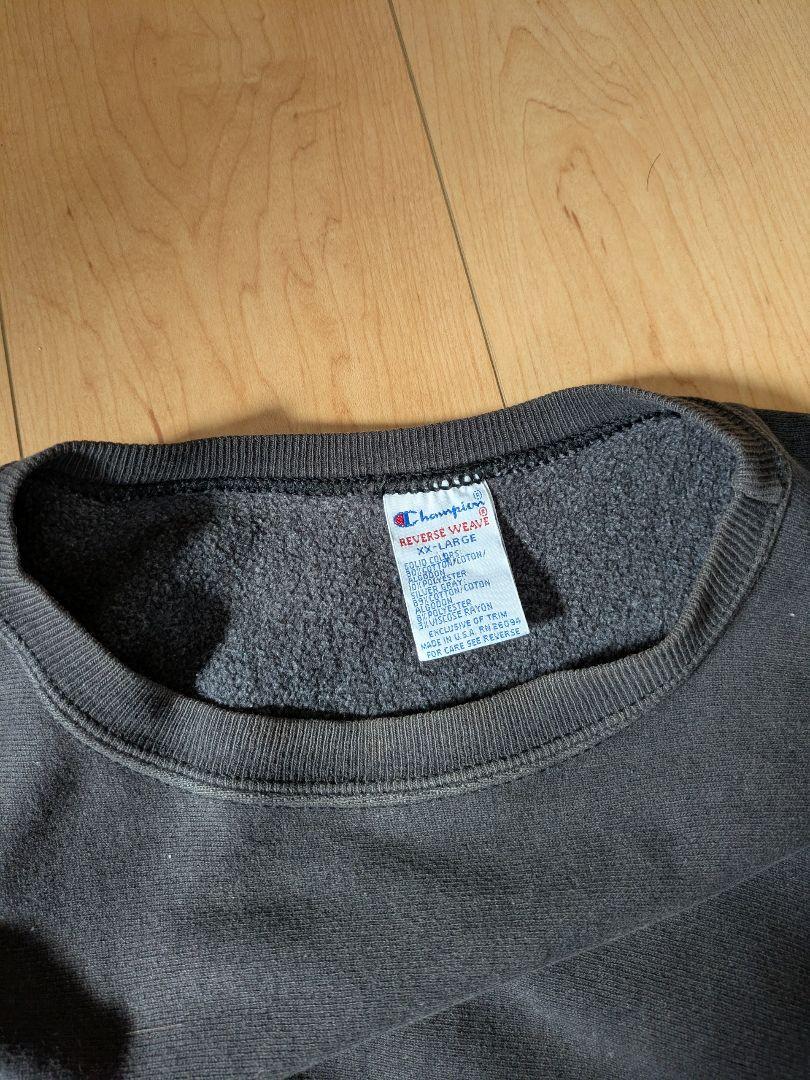 チャンピオン　リバースウィーブ　クレイジーパターン　黒ベース　XX‐Large