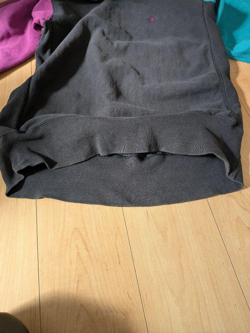 チャンピオン　リバースウィーブ　クレイジーパターン　黒ベース　XX‐Large