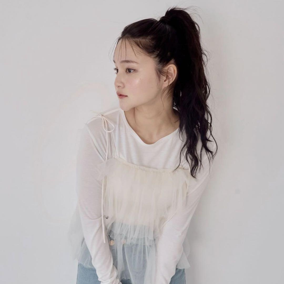muguet tulle ribbon bustier ensemble ミュゲ 5,599円