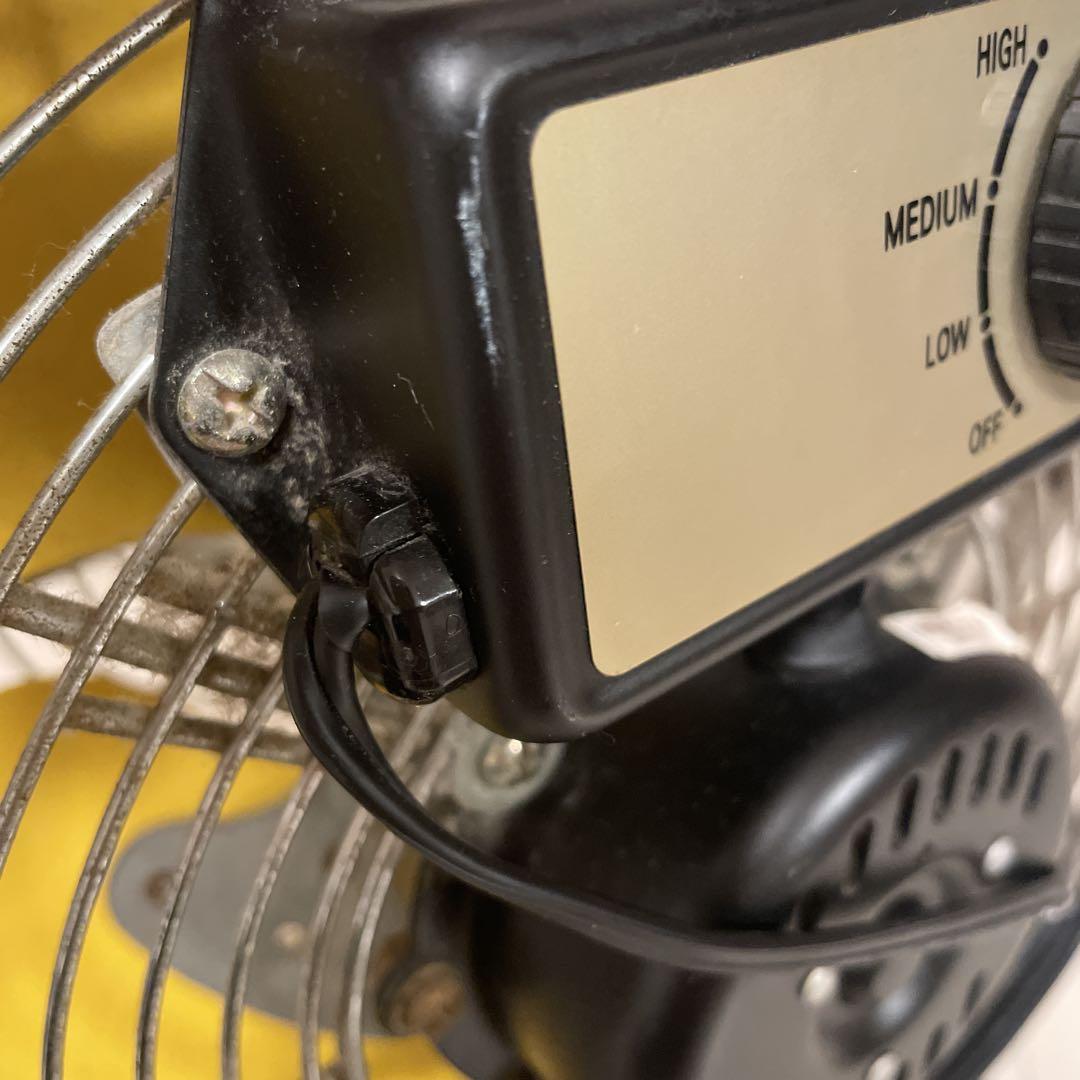 ダルトン　サーキュレーター　扇風機　イエロー