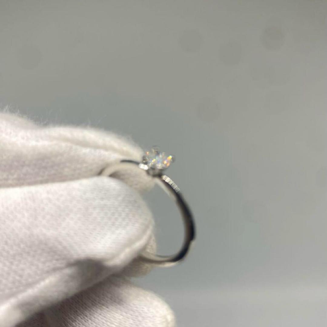 ティファニー0.18ct H VS1 TIFFANY リング Pt950