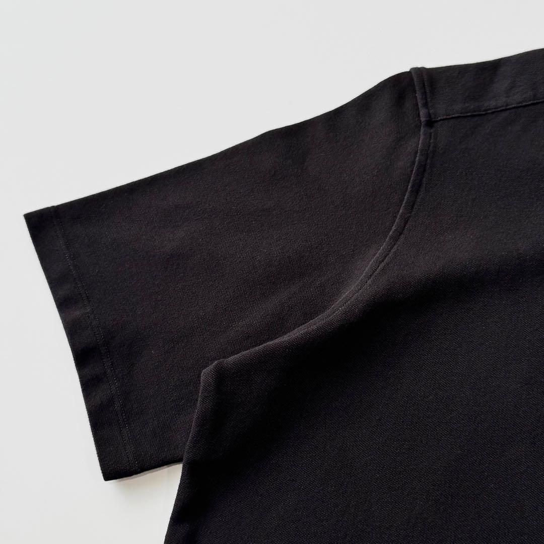 giannetto ジャンネット ワイドカラー コットン ストレッチ ポロシャツ