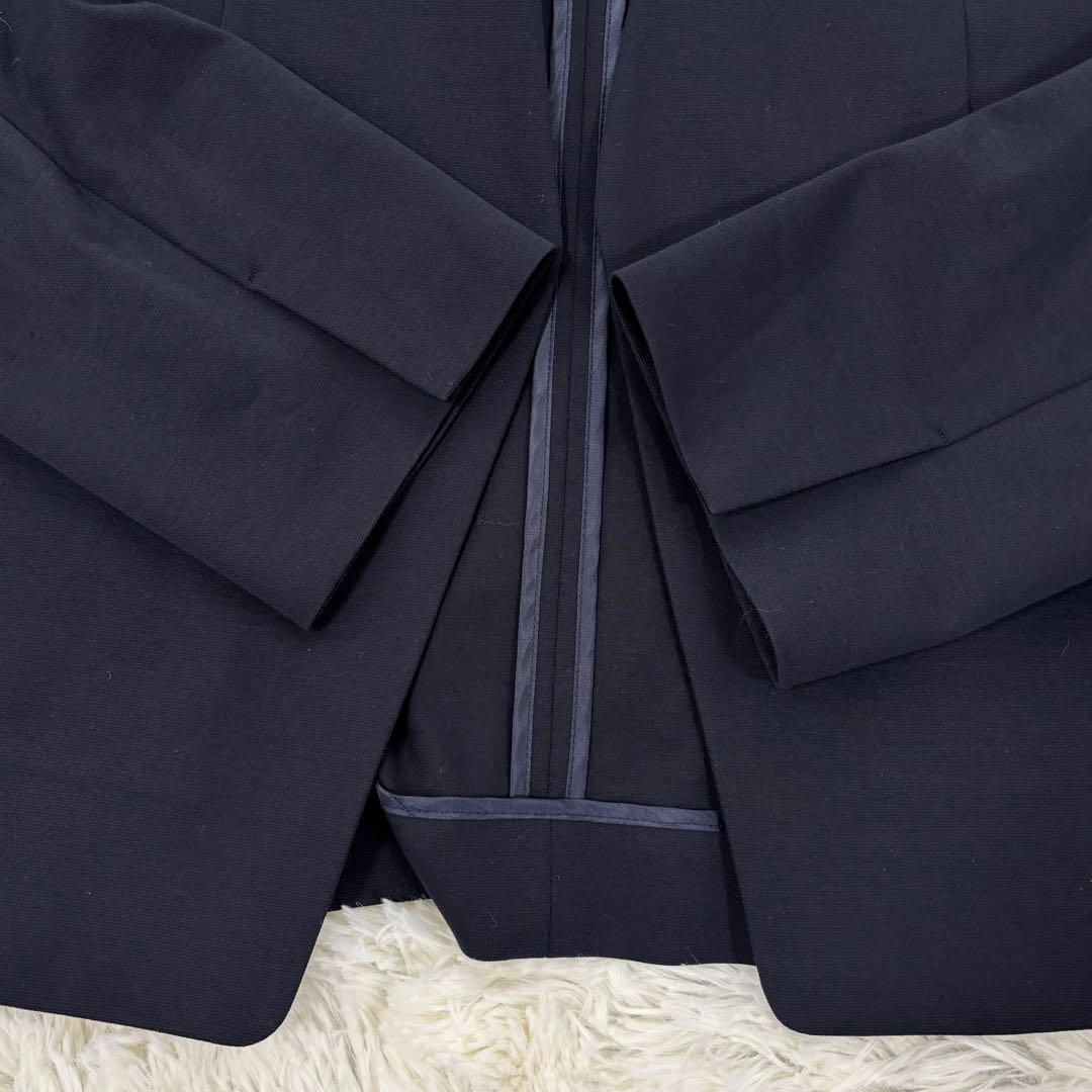 UNTITLED アンタイトル 濃紺 ノーカラー 3点セット 日本製 スーツ UNTITLED アンタイトル 濃紺 ノーカラー 3点セット 日本製 スーツ