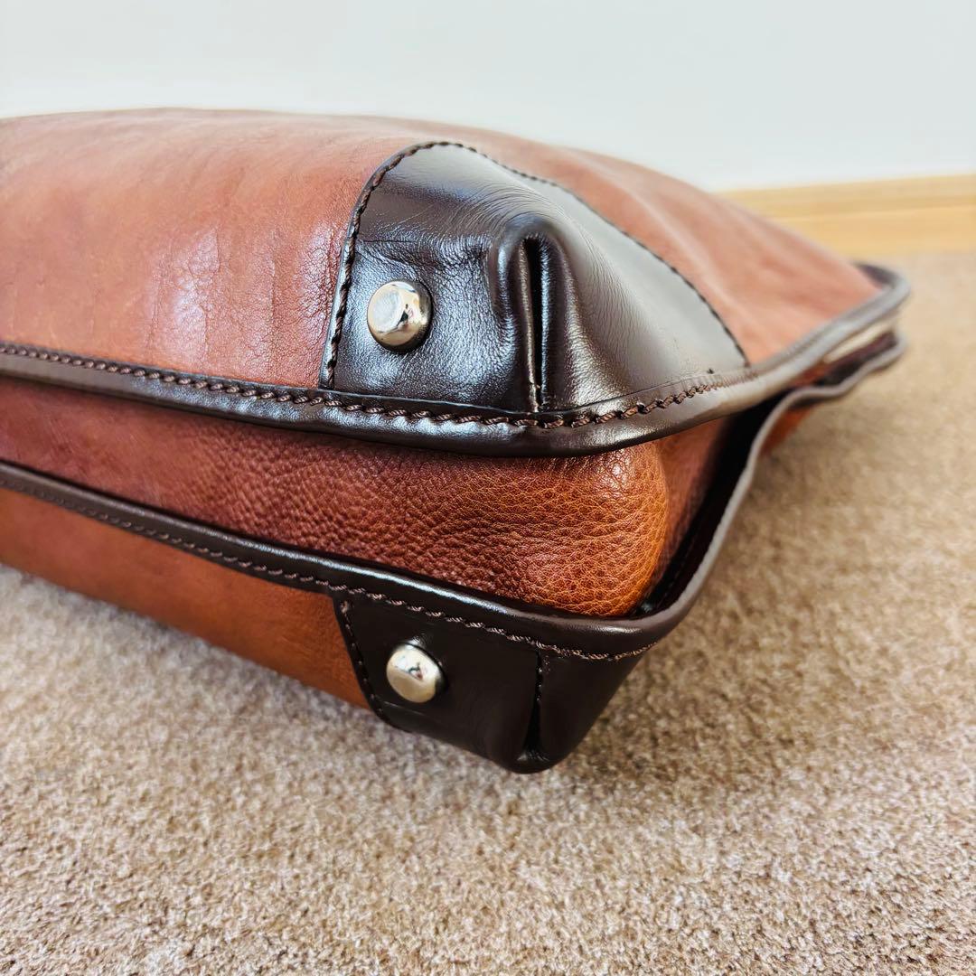 STEFANOMANO オールレザー ブリーフケース ビジネスバッグ アルチェ STEFANOMANO オールレザー ブリーフケース ビジネスバッグ アルチェ