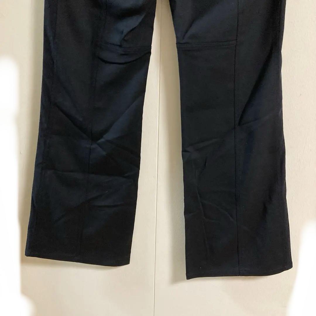 お買い得！エヴィックスバイクリツィア　カジュアルパンツ 黒 フロントポケット付き