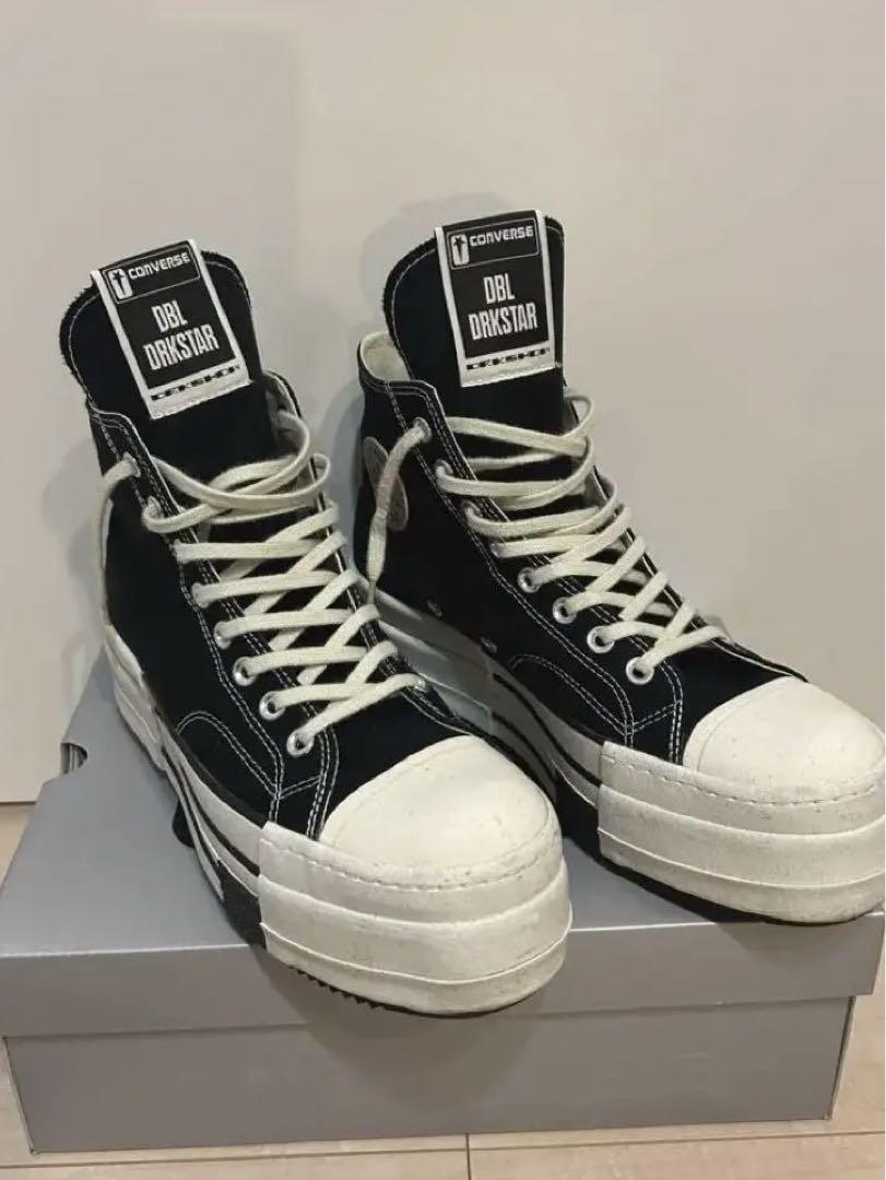 超美品!RICK OWENSダークシャドウ×コンバースDRKSTAR28cm 画像2