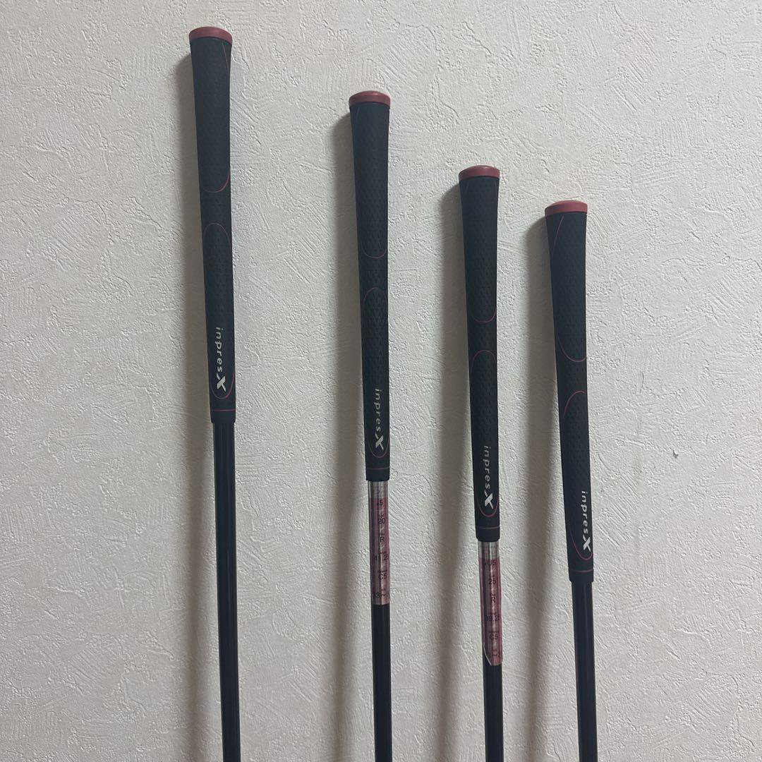 ヤマハ inpress Xフェアウェイウッド &ユーティリティ4本セット