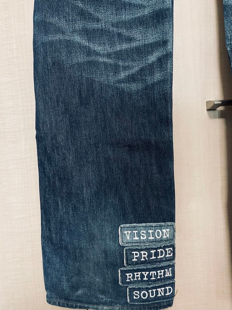 男性らしい ナンバーナイン 02ss モダン期 デニム ワッペン クラッシュL・NUMBER (N)INE 最安価に挑戦!