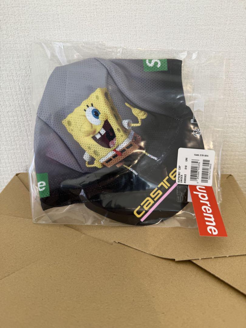 帽子 Supreme SpongeBob Cycling Cap \"Black\"