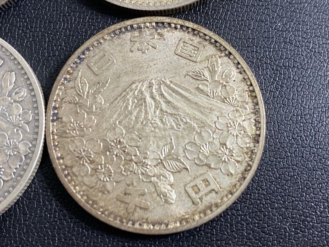 昭和39年1964年　東京オリンピック1000円硬貨　プルーフ硬貨　４枚