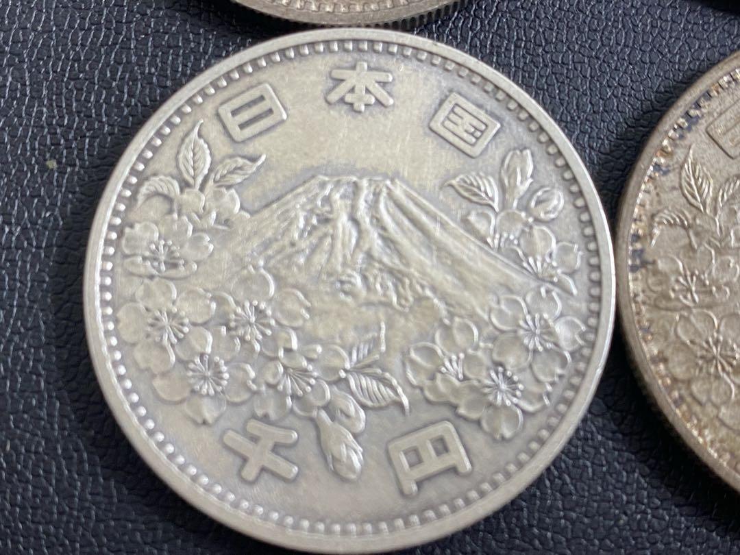 昭和39年1964年　東京オリンピック1000円硬貨　プルーフ硬貨　４枚