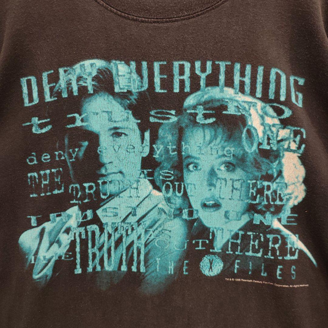 公式　90年代　 Xファイル Tシャツ 映画　Tシャツ　ブラック　XL