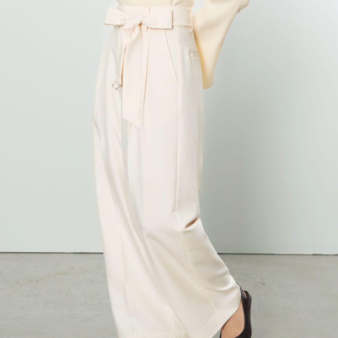 belt set 2tuck pants(ベルトセット2タックパンツ)SENEE