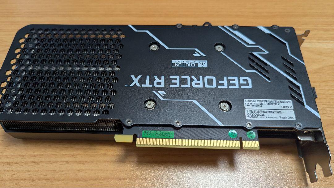 GG-RTX3060-E12GB/OC/DF 玄人志向 グラフィックボード