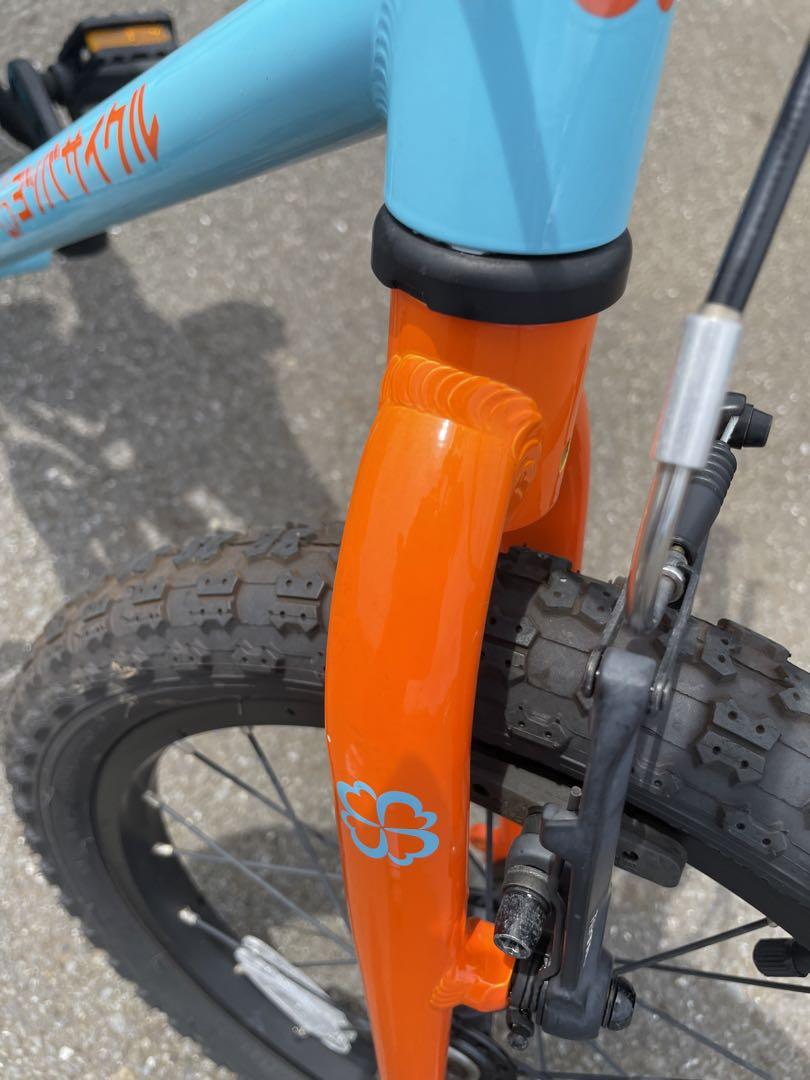 【引き渡し限定】ヨツバサイクル16 ラムネブルー