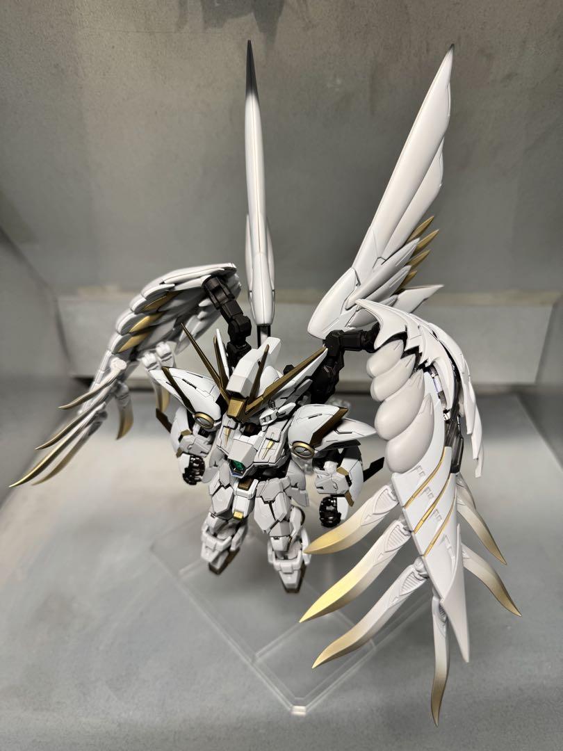 MGSD ウイングガンダムゼロ EW スノーホワイトプレリュード　全塗装
