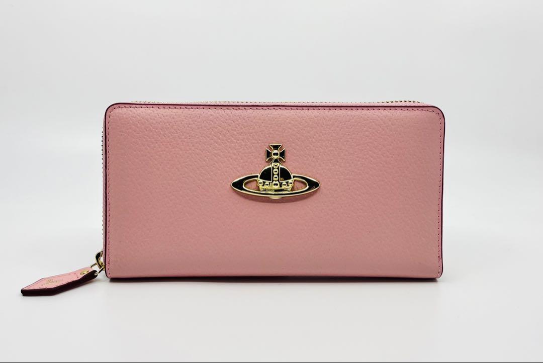 新品・未使用】Vivienne Westwood 長財布 ピンク オーブロゴ