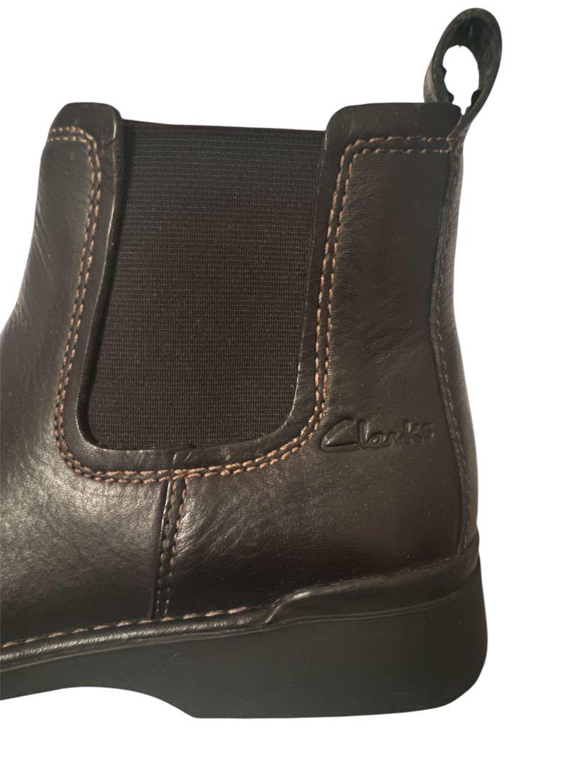極美品✨Clarks アクティブエア サイドゴアブーツ 黒26cm