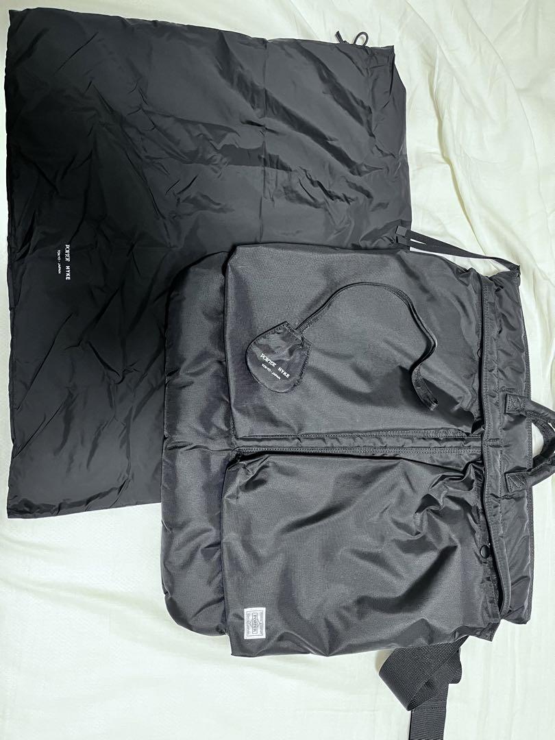 PORTER×HYKE HELMET BAG (LARGE) BLACK