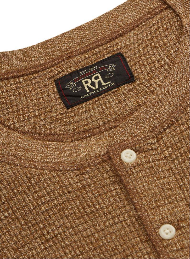 新品*RRL*ワッフルニット ヘンリー シャツ *S　ダブルアールエル