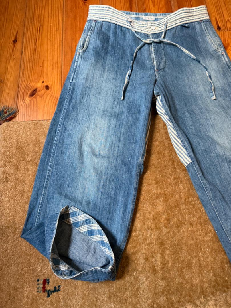 Porter Classic ヒッコリーケンドーパンツ