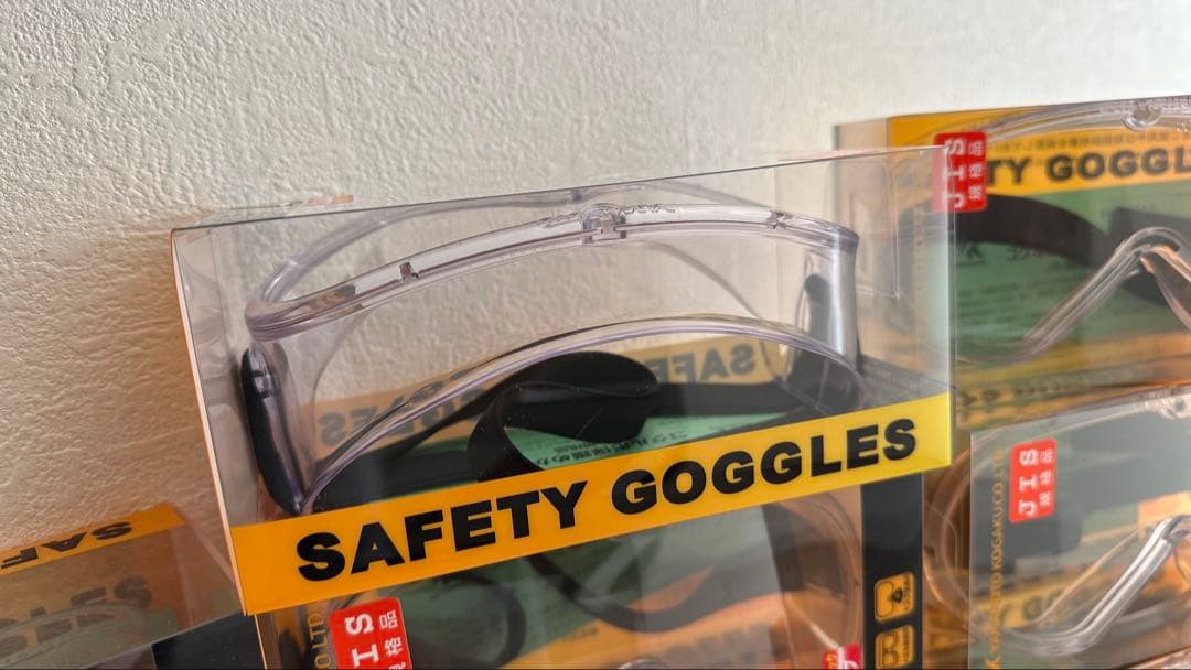 安全ゴーグル JIS規格適合 透明 未開封 安全ゴーグル JIS規格適合 透明 未開封