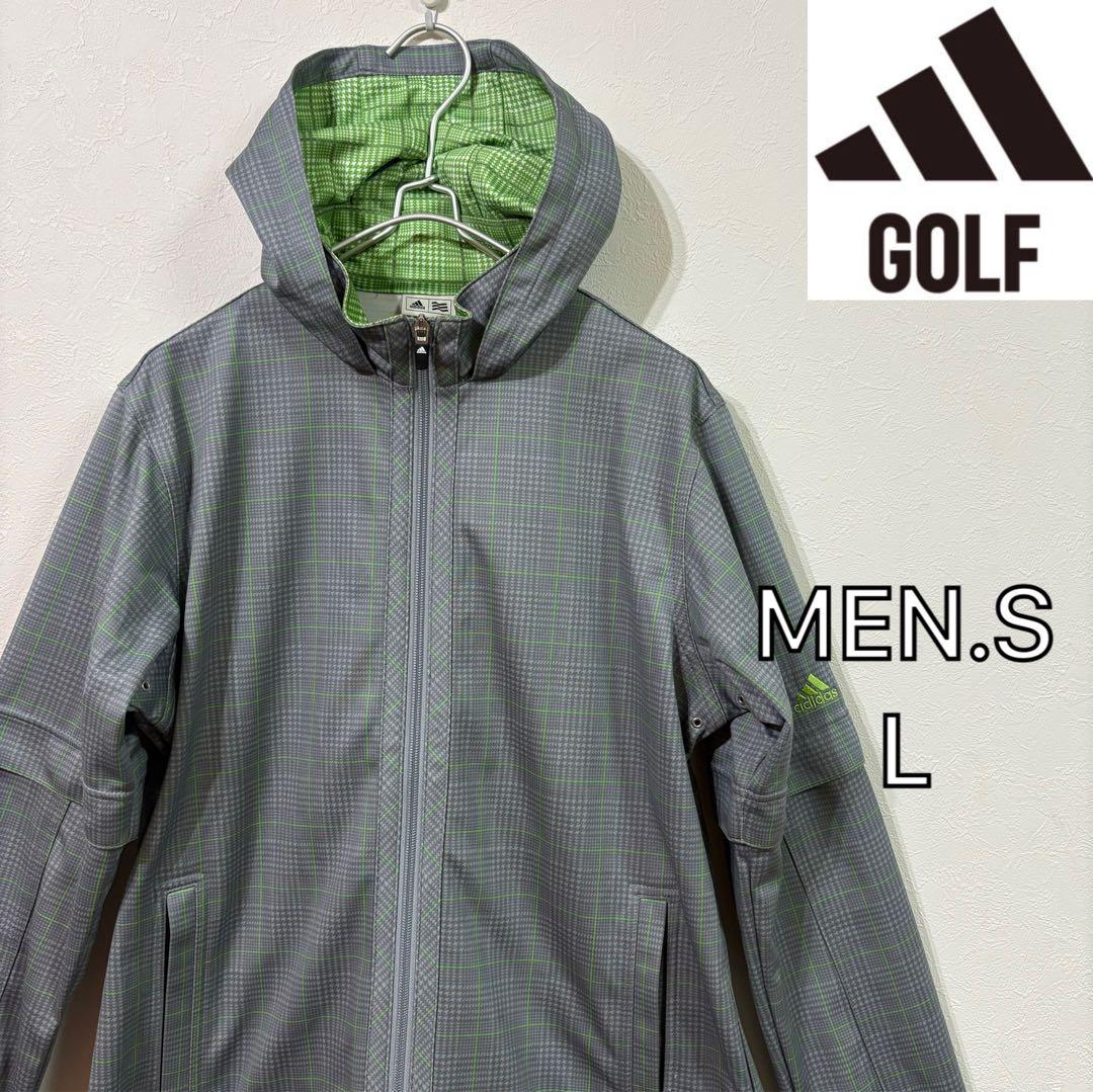 【adidas GOLF】2WAYフルジップ撥水パーカージャケット　ゴルフ
