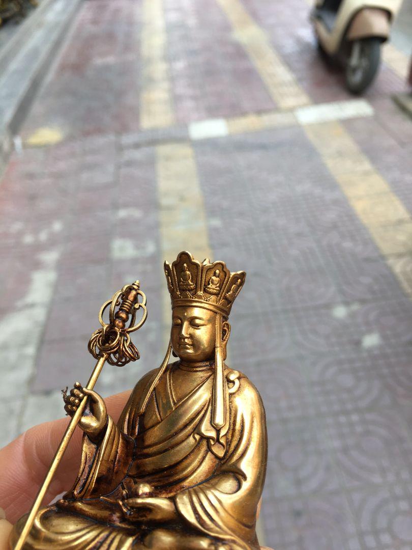 地蔵 菩薩 観音 銅製 仏像 彫刻 置物 開運 風水