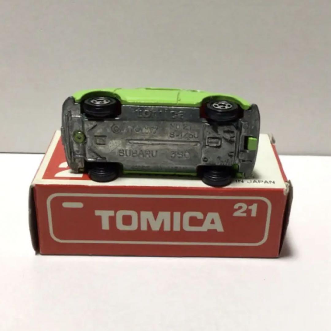 トミカ 21 スバル 360 日本製 黄緑 - メルカリ