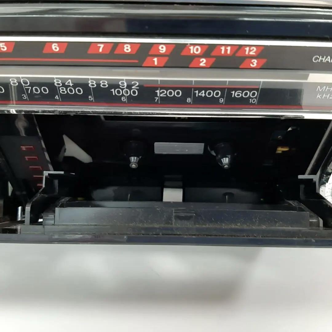希少 ステレオダブルラジカセ QT-77MK2 SHARP シャープ ブラック