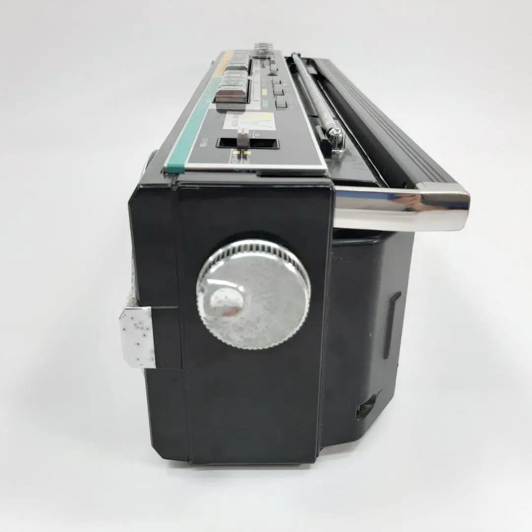 希少 ステレオダブルラジカセ QT-77MK2 SHARP シャープ ブラック