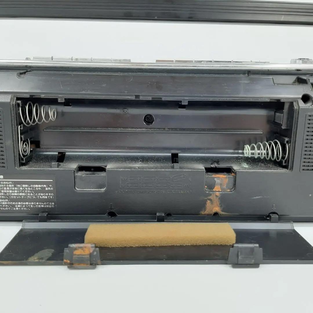 希少 ステレオダブルラジカセ QT-77MK2 SHARP シャープ ブラック