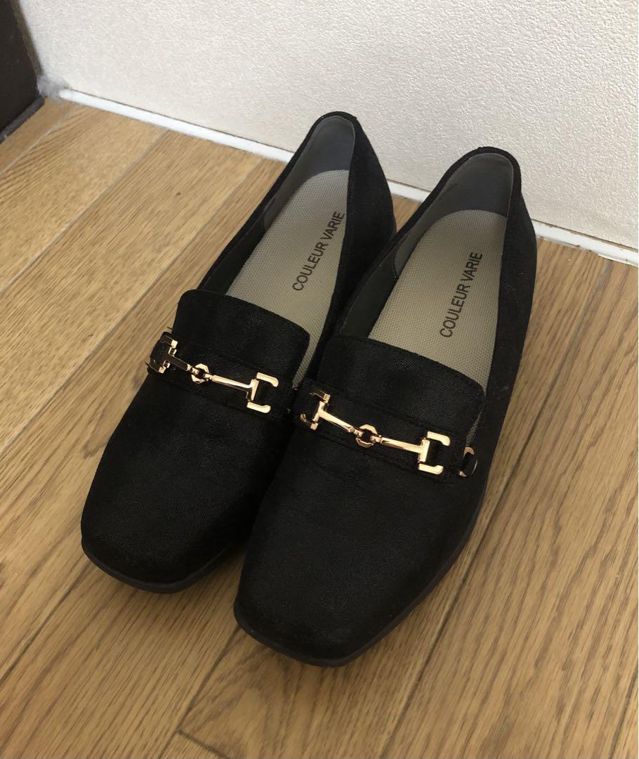 新品並み美品★COULEUR VARIE　クロールバリエ　22.5cm★ブラック 6,544円