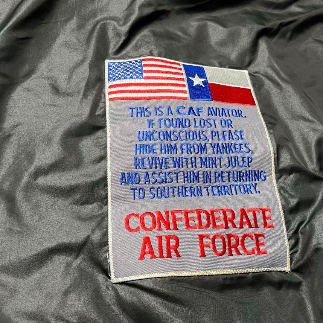 80s US AIR FORCE ミリタリーフライトジャケット 刺繍ワッペン
