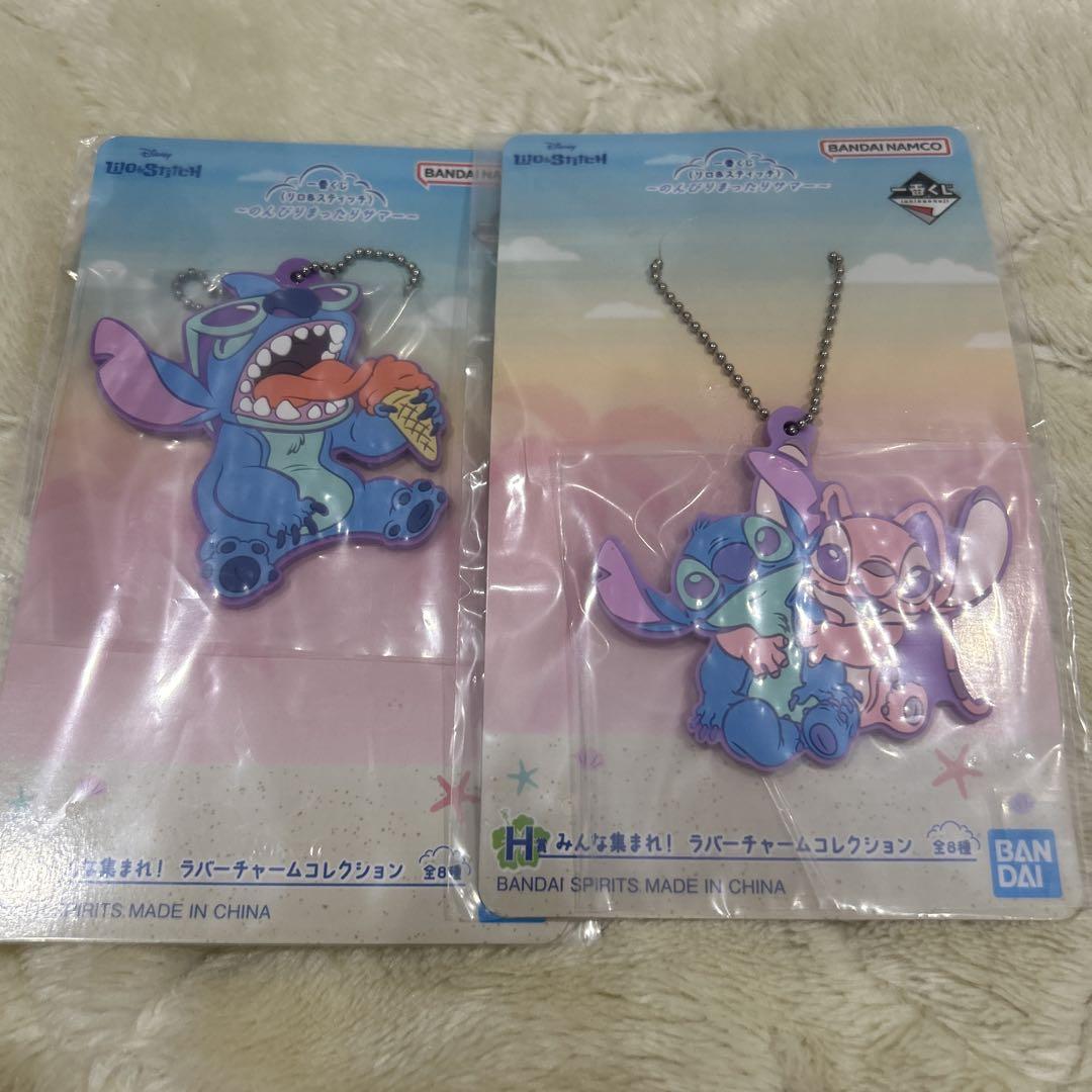一番くじ 〈リロ＆スティッチ〉 H賞 ラバーチャームコレクション　　全8種 一番くじ 〈リロ＆スティッチ〉 H賞ラバーチャームコレクション