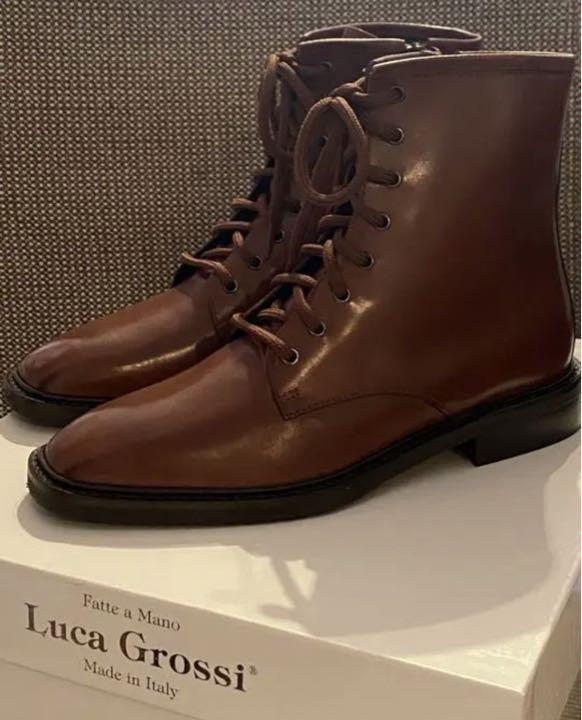 新品 ルカグロッシ 35.5 22.5 23 luca grossi ブーツ-
