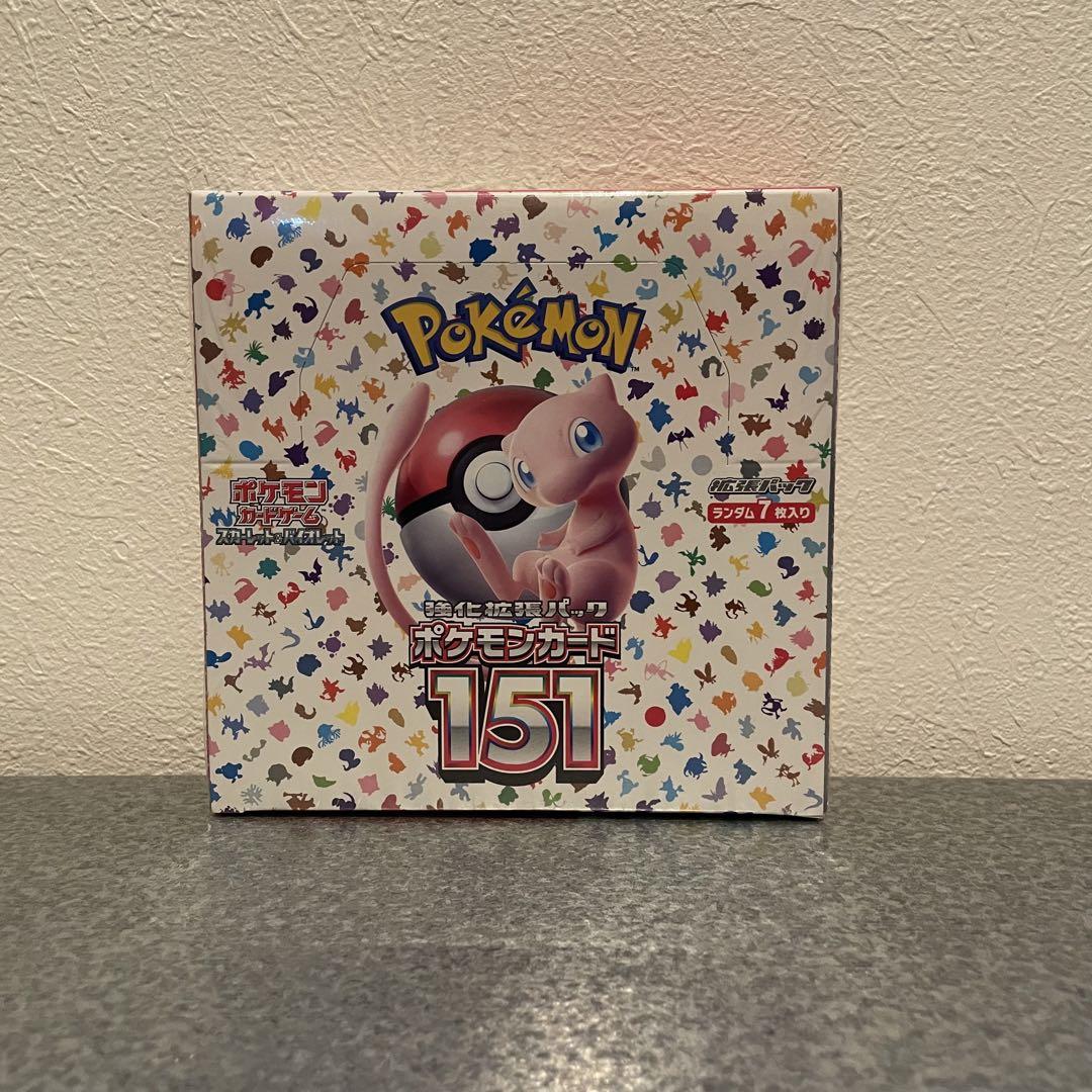 【新品、未開封】ポケモンカード 151 1BOX シュリンク付き