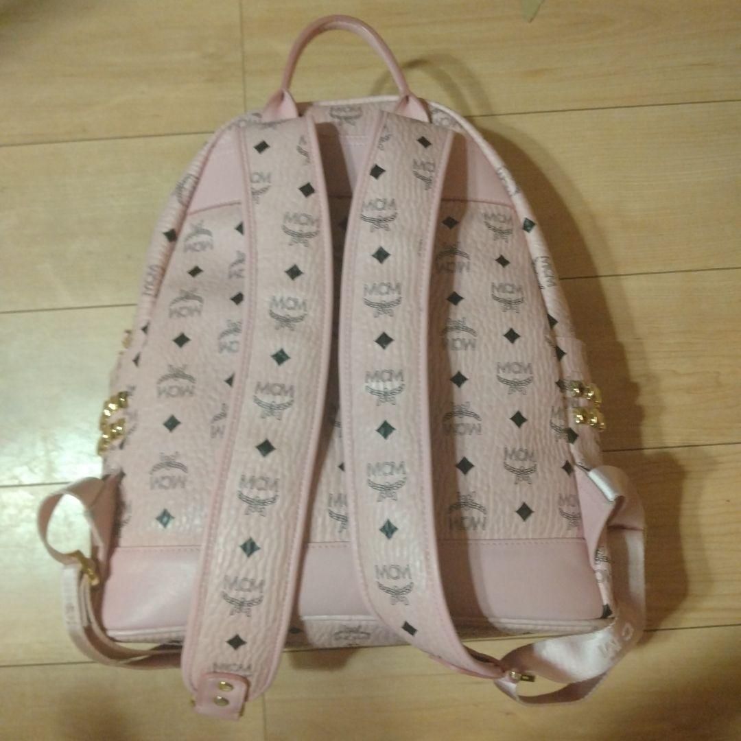 MCM エムシーエム リュック リュックサック バック バックパック ピンク