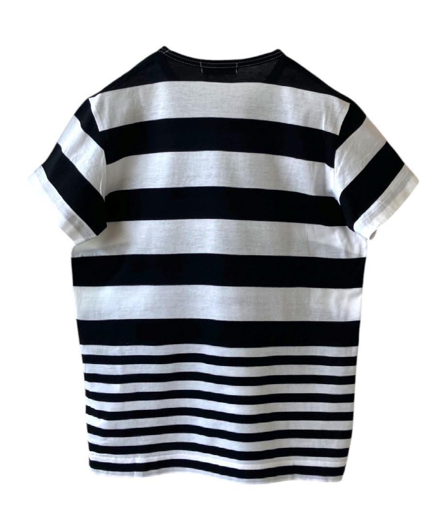tricot COMME des GARCONS 切替ボーダーTシャツ トップス
