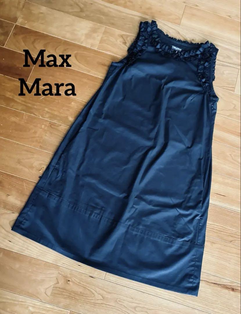 美品　エスマックスマーラ　S'Max Mara ワンピース　フリル　花柄　S
