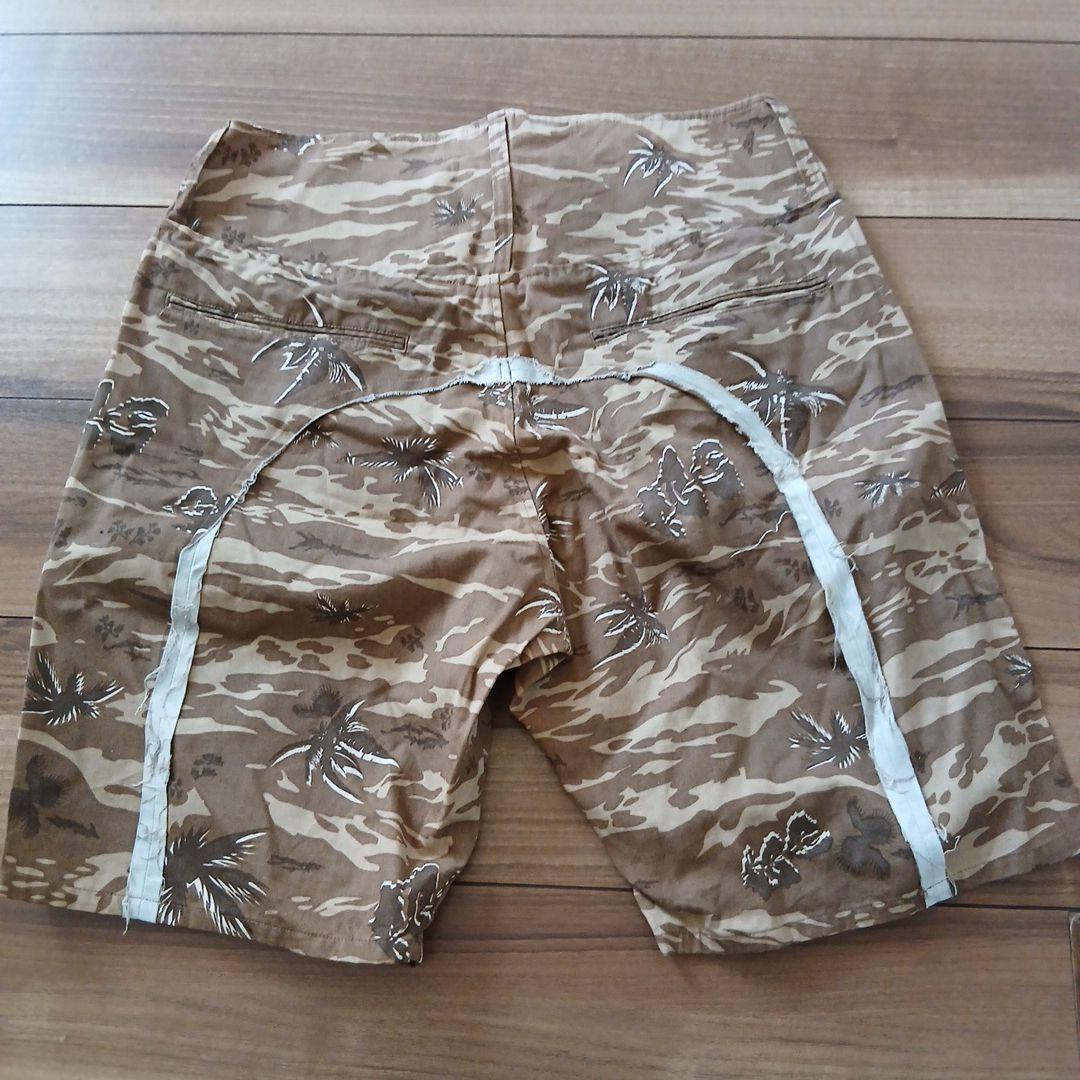 whiz limitedブレードリーフ柄ショーツ