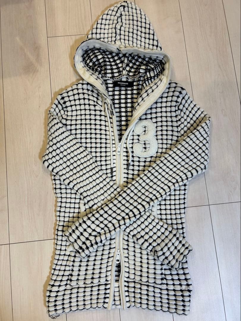 【メンズ/M】1PIU1UGUALE3 RELAX ビッグワッフル パーカー