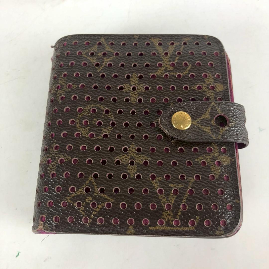 ルイヴィトン コンパクトジップ ペルフォ フューシャ LOUIS VUITTON ルイヴィトン ペルフォ コンパクトジップ