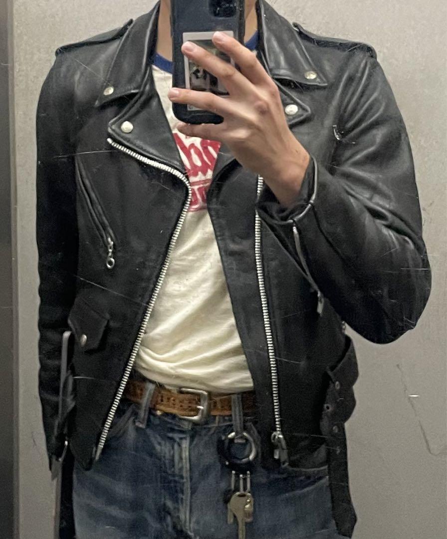 80s 90s Schott ダブルライダース　usa製 サイズ36 レザー