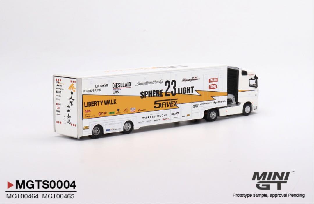 超レア！1/64 MINIGT LBレーシングトランスポーター&シルビア セット