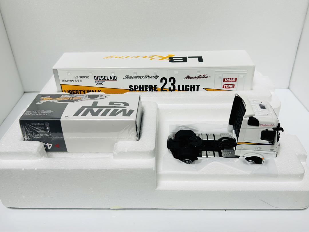 超レア！1/64 MINIGT LBレーシングトランスポーター&シルビア セット