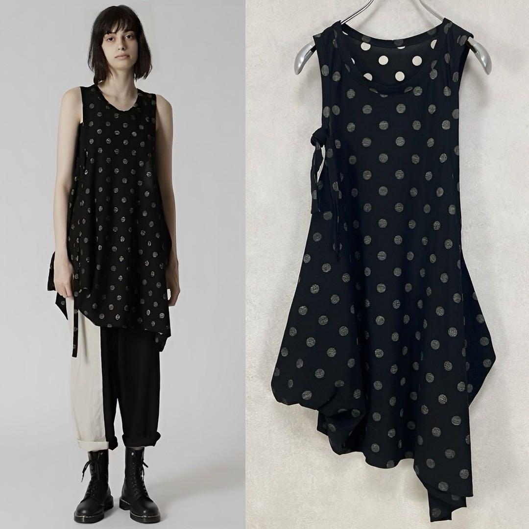 福袋 大丸 DRAPED PRINT DOT ワイズ Y's 希少✨ TANK M TOP トップス