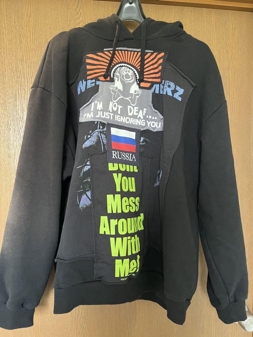 VETEMENTS パッチワークパーカーXS
