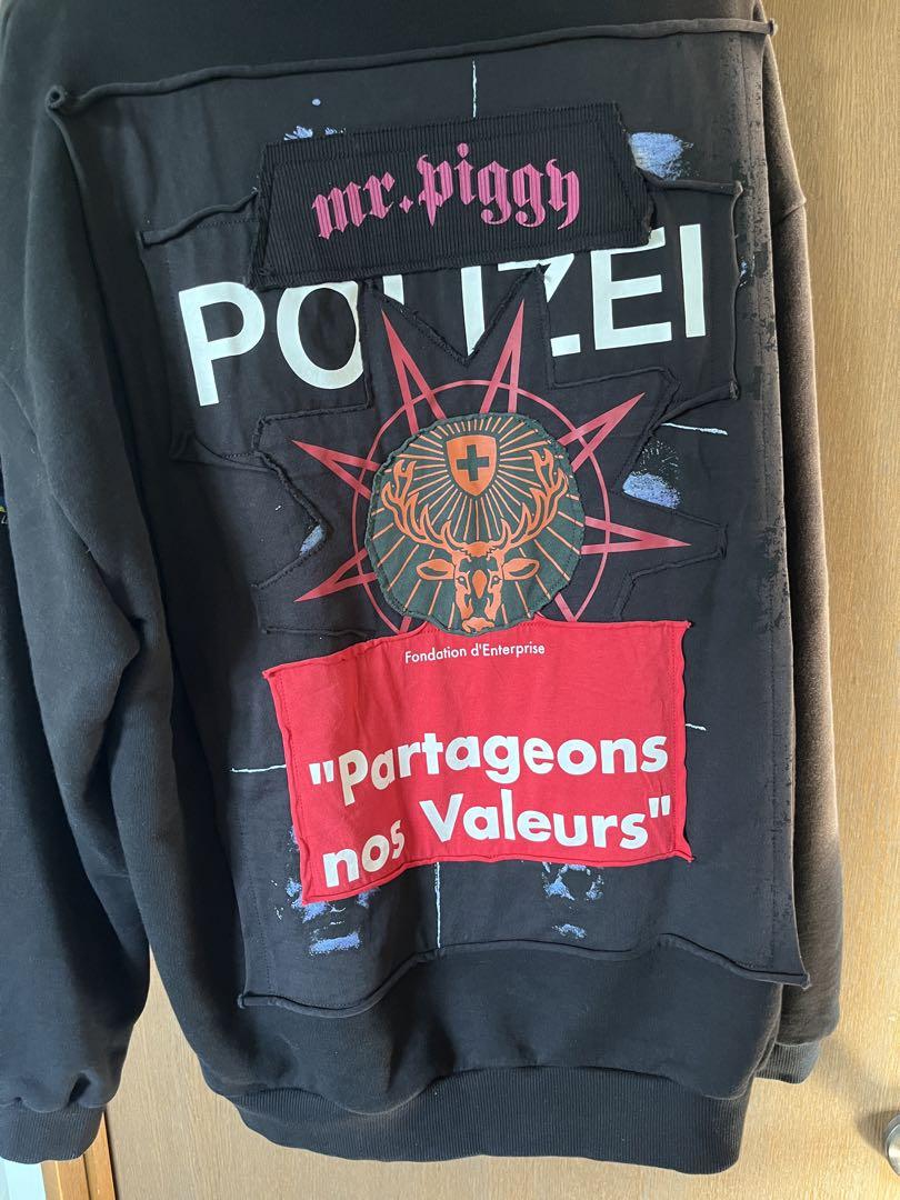 VETEMENTS パッチワークパーカーXS
